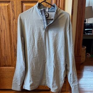 FootJoy Light Blue Quarter-Zip Pullover